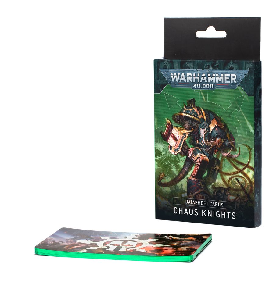 Warhammer 40K: Datasheet Cards - Chaos Knights