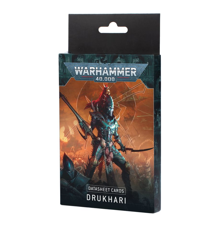 Warhammer 40K: Drukhari - Datasheet Cards (English)