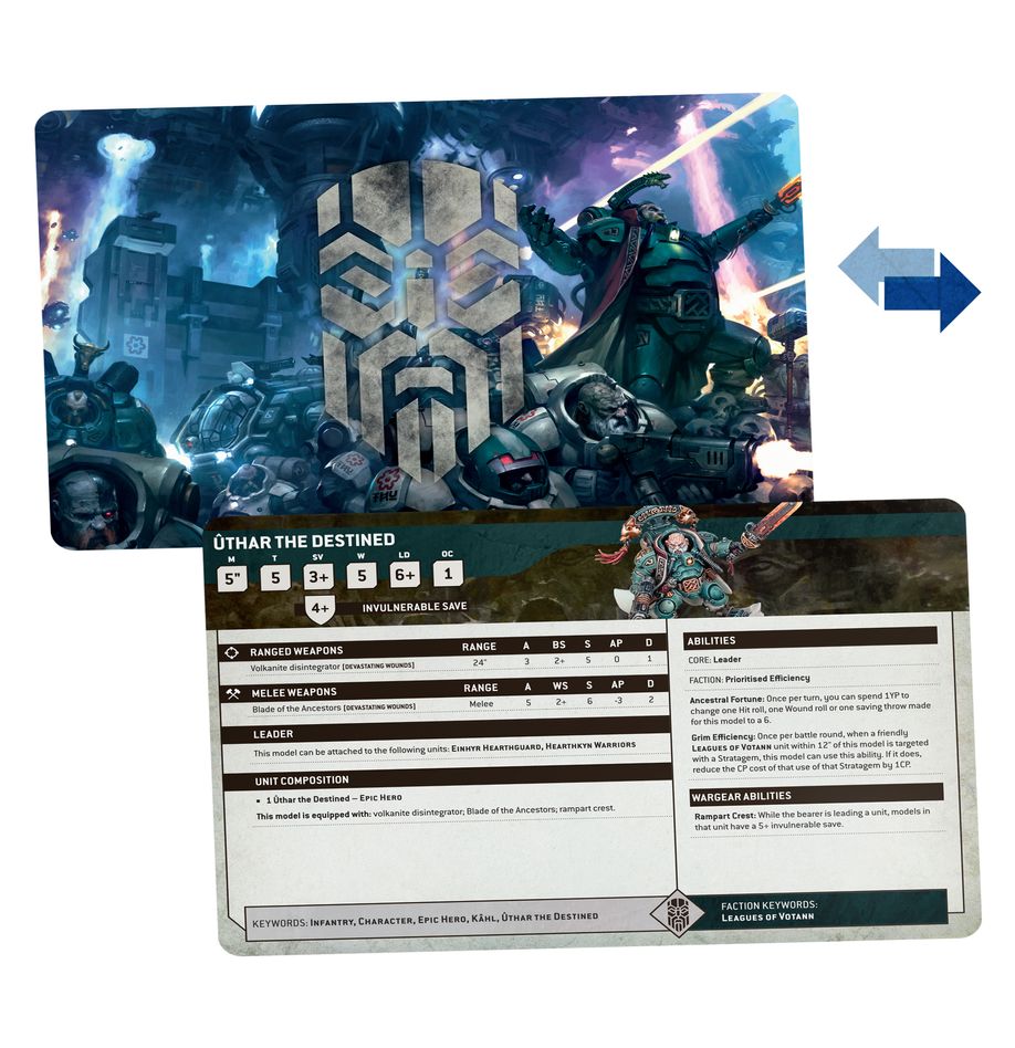 Warhammer 40K: Leagues Of Votann - Datacards (English)