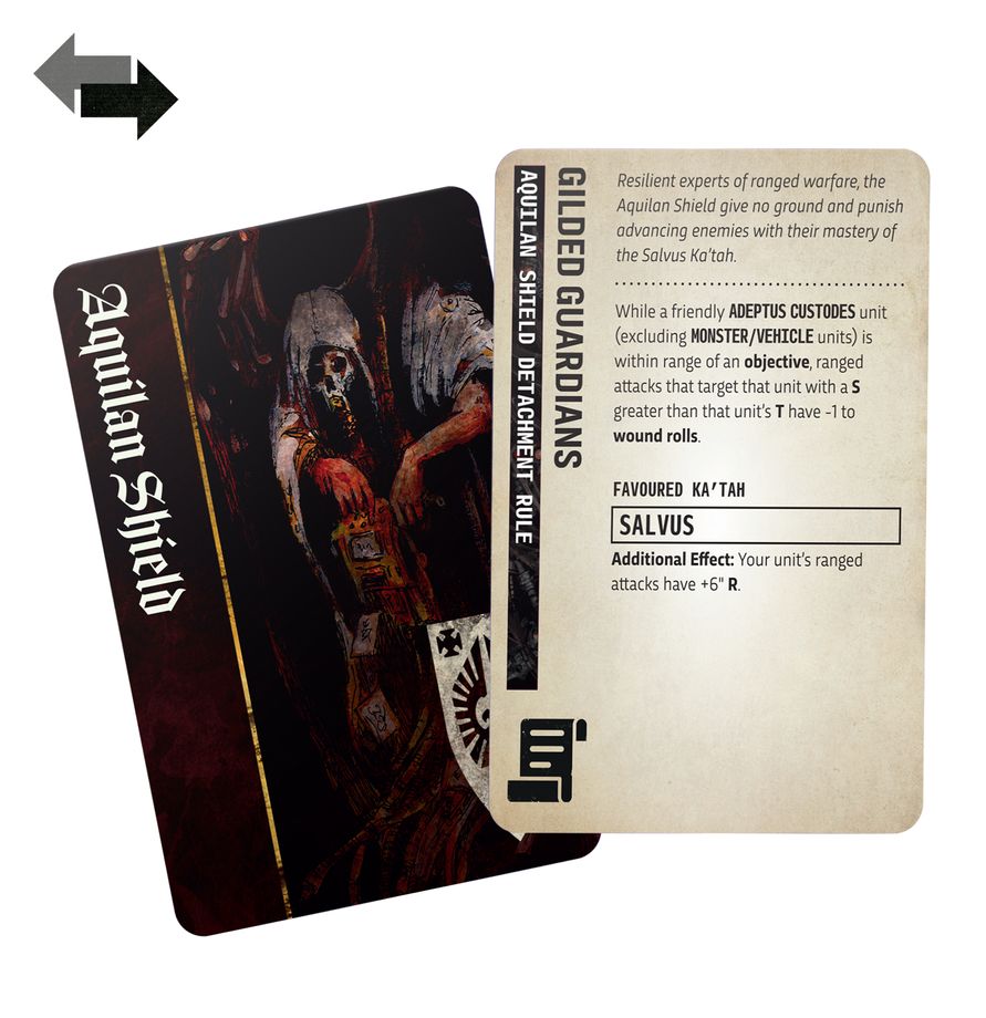 Warhammer 40K: Adeptus Custodes - Command Pack