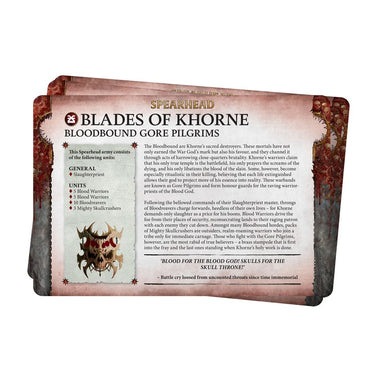 Warhammer, Age of Sigmar: Blades of Khorne - Faction Pack