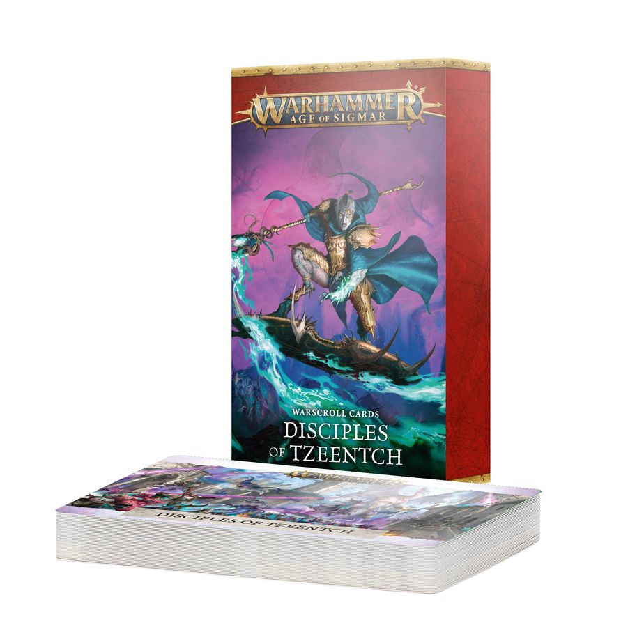 Warhammer Age of Sigmar: Disciples Of Tzeentch - Warscroll Cards