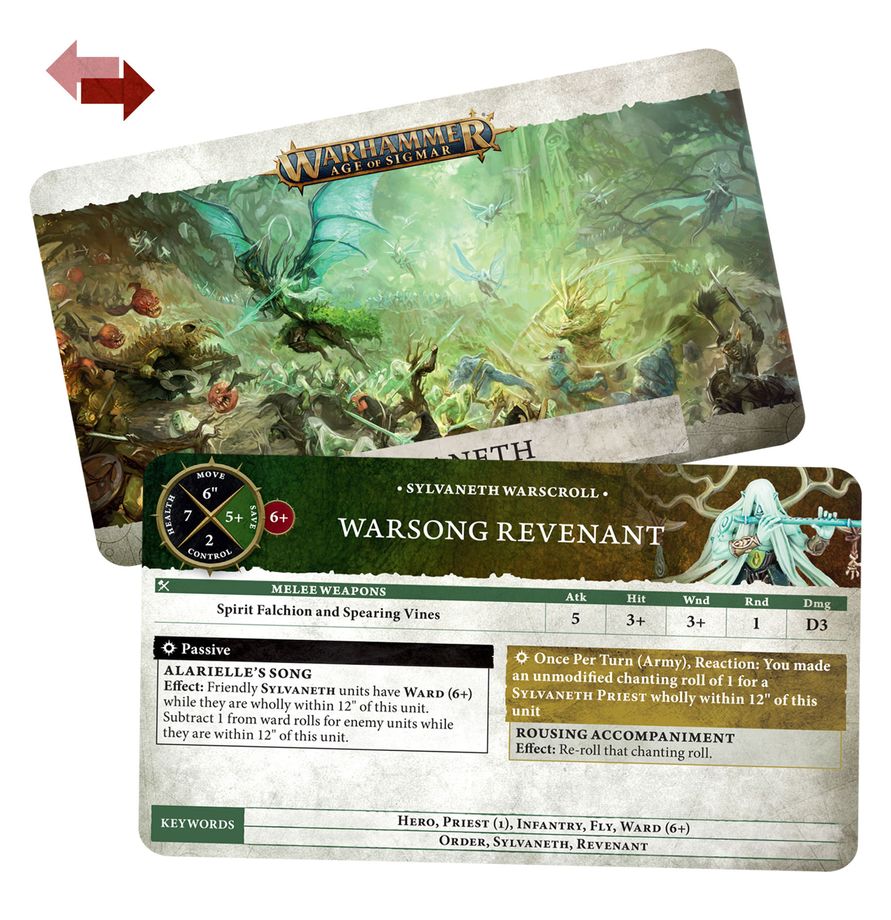 Warhammer Age of Sigmar: Sylvaneth - Warscroll Cards