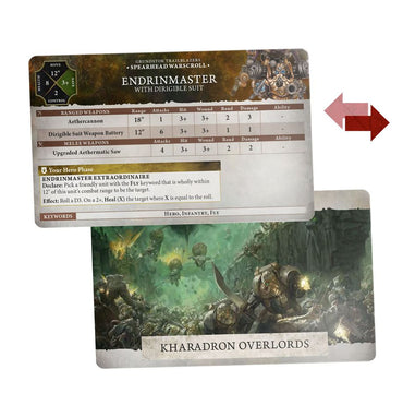 Warhammer, Age of Sigmar: Warscroll Cards - Kharadron Overlords