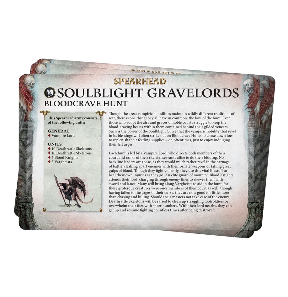 Warhammer, Age of Sigmar: Soulblight Gravelords - Faction Pack