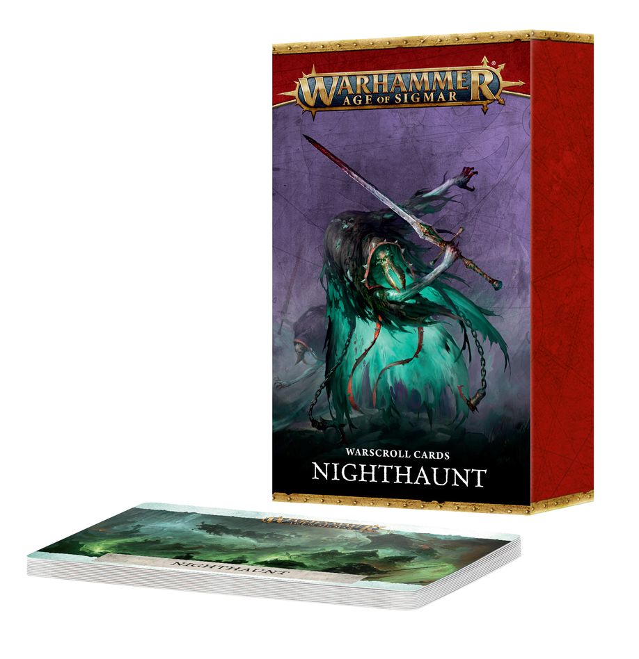 Warhammer Age of Sigmar: Nighthaunt - Warscroll Cards (English)