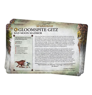 Warhammer, Age of Sigmar: Gloomspite Gitz - Faction Pack