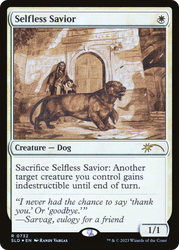 Selfless Savior (Sketch) [Secret Lair Drop Promos]