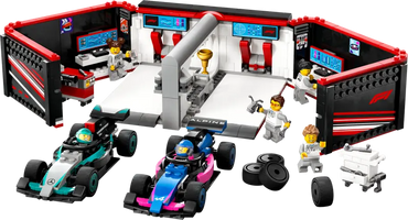 Lego: City - F1 Garage & Mercedes-AMG & Alpine Cars