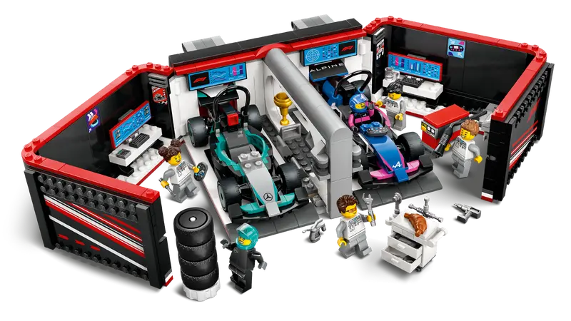 Lego: City - F1 Garage & Mercedes-AMG & Alpine Cars
