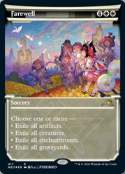 Farewell (Showcase) (Foil Etched) [Kamigawa: Neon Dynasty]