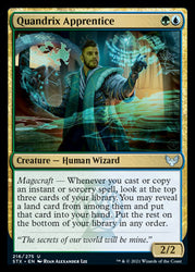 Quandrix Apprentice [Strixhaven: School of Mages]
