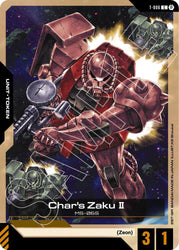 Char's Zaku II (T-006) Token (T-006) [Edition Beta]