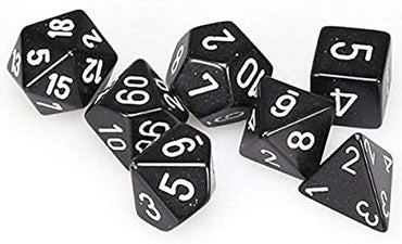 Chessex: Opaque Polyhedral Black/White (CHX 25408)