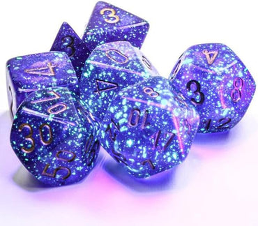 Chessex: Borealis Polyhedral Royal Purple/Gold Luminary (CHX 27587)