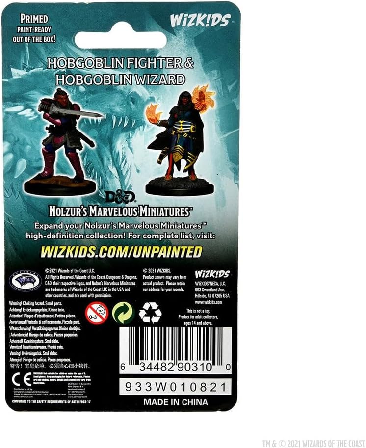 D&D Nolzur's Marvelous Miniatures: Hobgoblin Male and Female (Wave 15)