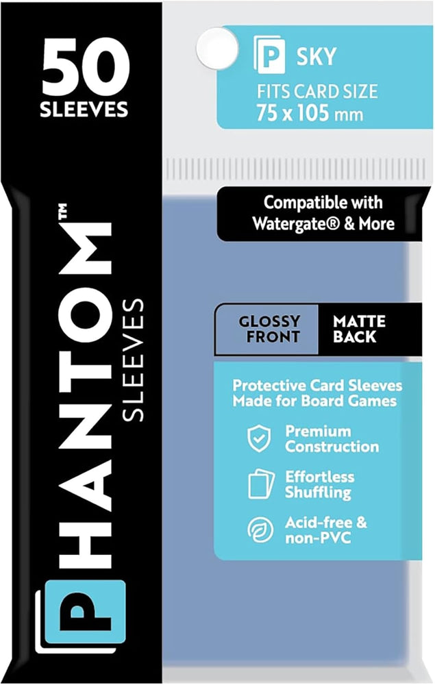 Phantom Sleeves: Glossy/Matte - Sky Size