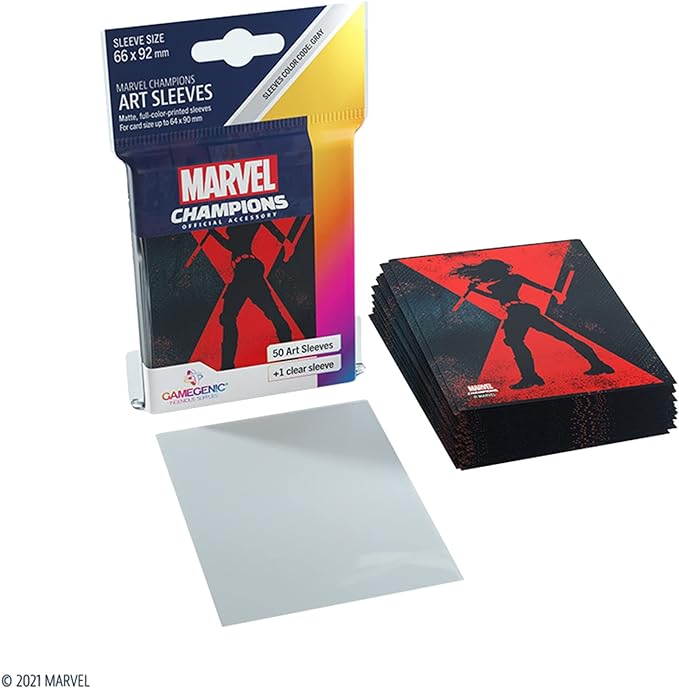 Gamegenic Sleeves: Marvel Champions - Black Widow