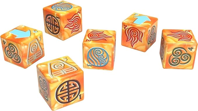 Avatar The Last Airbender: Premium Dice Set - Collectible d6 Dice