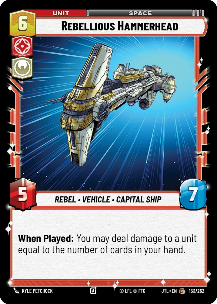 Rebellious Hammerhead (153/262) (153/262) [Jump to Lightspeed]