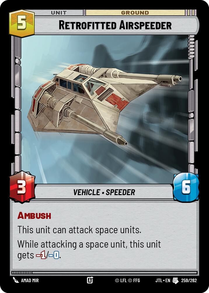 Retrofitted Airspeeder (259/262) [Jump to Lightspeed]