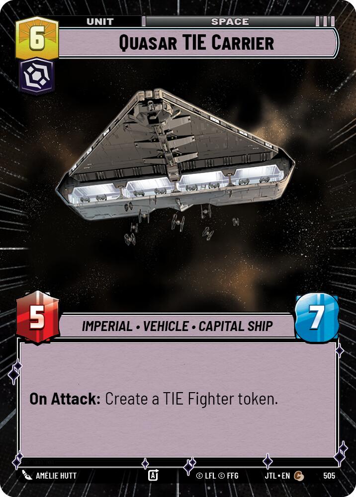 Quasar TIE Carrier (Hyperspace) (505) [Jump to Lightspeed]