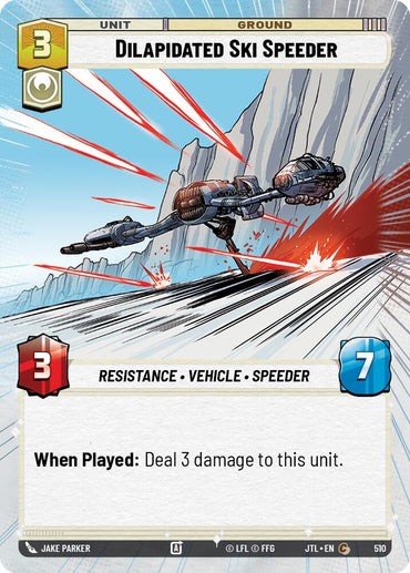 Dilapidated Ski Speeder (Hyperspace) (510) [Jump to Lightspeed]