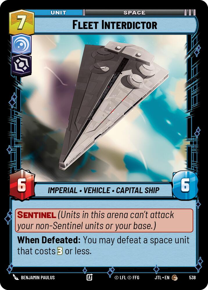 Fleet Interdictor (Foil) (538) [Jump to Lightspeed]