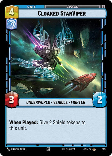 Cloaked StarViper (Foil) (565) [Jump to Lightspeed]