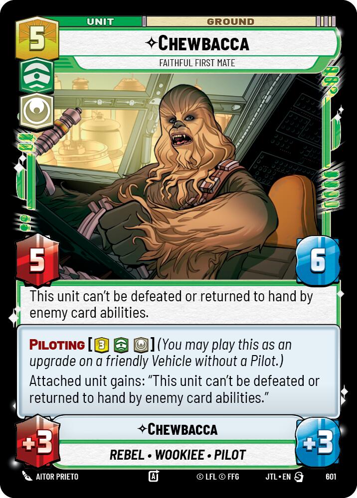 Chewbacca - Faithful First Mate (Foil) (601) [Jump to Lightspeed]