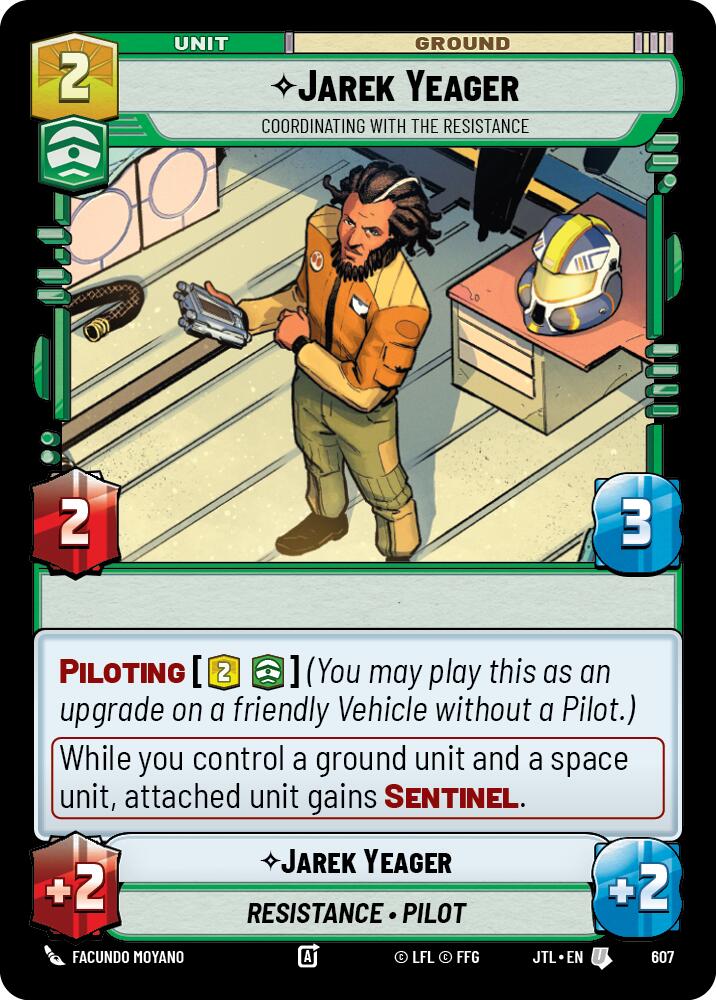 Jarek Yeager - Coordinating With The Resistance (Foil) (607) [Jump to Lightspeed]