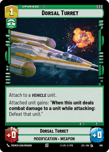 Dorsal Turret (Foil) (618) [Jump to Lightspeed]