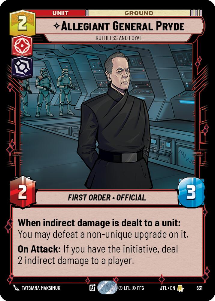 Allegiant General Pryde - Ruthless and Loyal (Foil) (631) [Jump to Lightspeed]