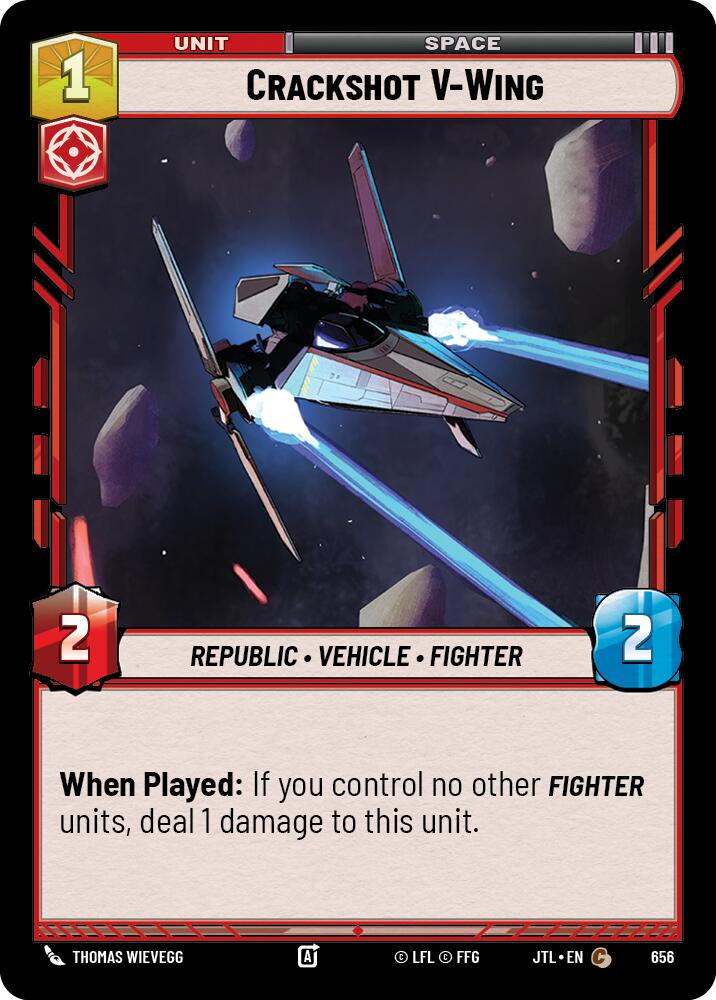 Crackshot V-Wing (Foil) (656) [Jump to Lightspeed]