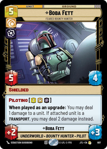 Boba Fett - Feared Bounty Hunter (Foil) (687) [Jump to Lightspeed]