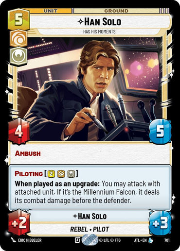 Han Solo - Has His Moments (Foil) (701) [Jump to Lightspeed]