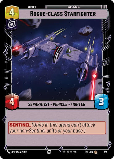 Rogue-class Starfighter (Foil) (739) [Jump to Lightspeed]