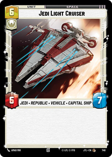 Jedi Light Cruiser (Foil) (749) [Jump to Lightspeed]