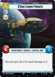 D'Qar Cargo Frigate (Hyperspace Foil) (786) [Jump to Lightspeed]