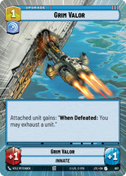 Grim Valor (Hyperspace Foil) (807) [Jump to Lightspeed]