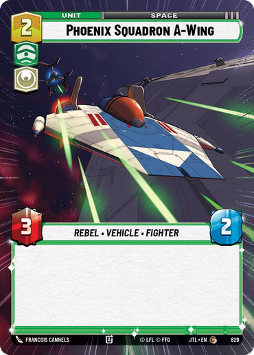 Phoenix Squadron A-Wing (Hyperspace Foil) (829) [Jump to Lightspeed]