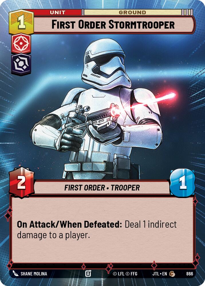 First Order Stormtrooper (Hyperspace Foil) (866) [Jump to Lightspeed]