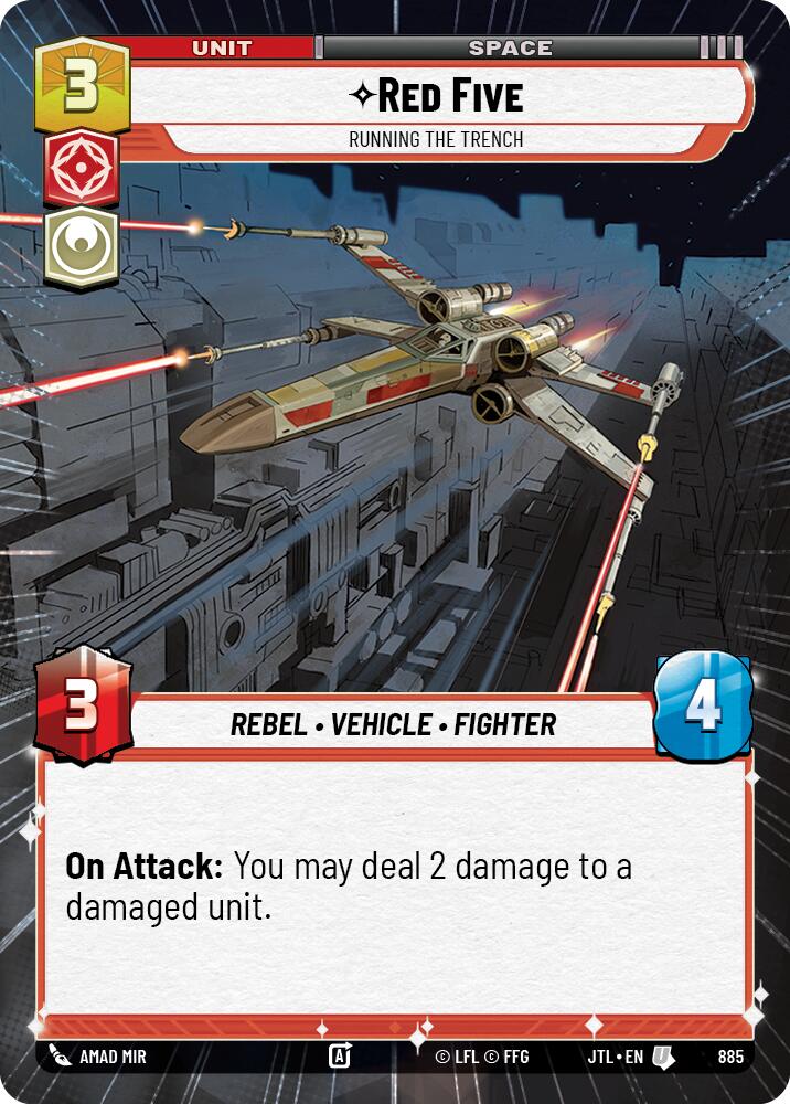 Red Five - Running the Trench (Hyperspace Foil) (885) [Jump to Lightspeed]