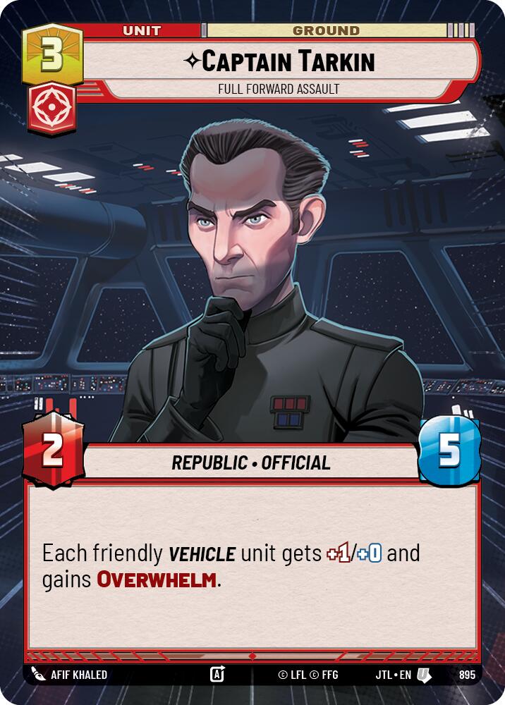 Captain Tarkin - Full Forward Assault (Hyperspace Foil) (895) [Jump to Lightspeed]