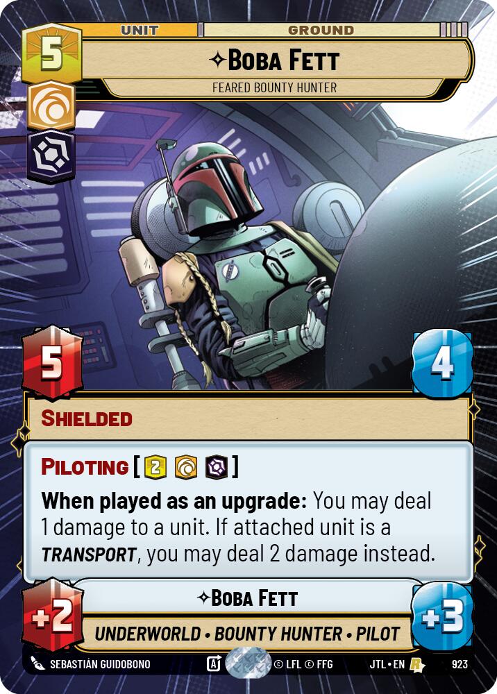 Boba Fett - Feared Bounty Hunter (Hyperspace Foil) (923) [Jump to Lightspeed]