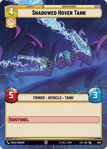 Shadowed Hover Tank (Hyperspace Foil) (958) [Jump to Lightspeed]