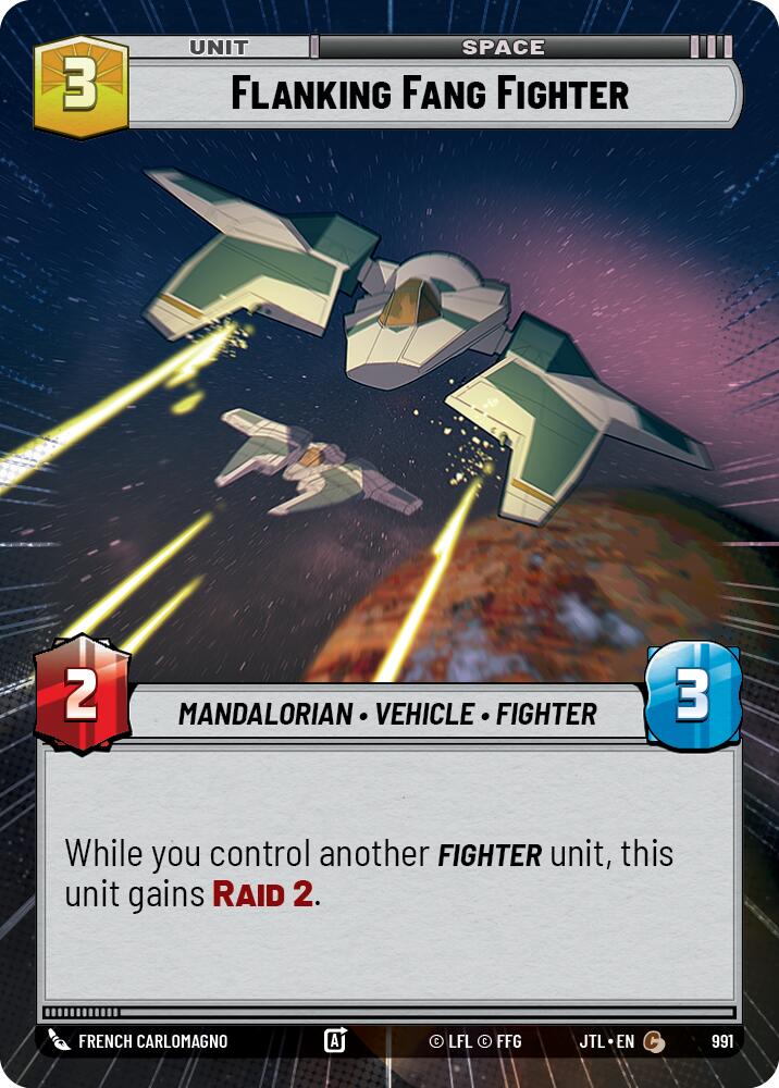 Flanking Fang Fighter (Hyperspace Foil) (991) [Jump to Lightspeed]