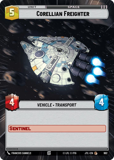 Corellian Freighter (Hyperspace Foil) (992) [Jump to Lightspeed]