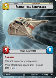 Retrofitted Airspeeder (Hyperspace Foil) (993) [Jump to Lightspeed]