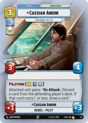 Cassian Andor - Threading the Eye (Foil) (24) [Jump to Lightspeed: Weekly Play]